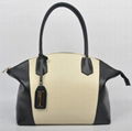 new design beautiful exported western style grain leather women handbags