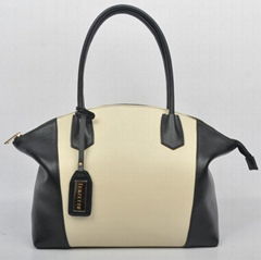 new design beautiful exported western style grain leather women handbags