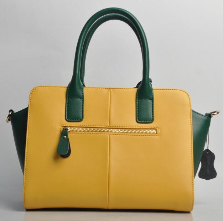 2015 famous brand design lady genuine leather handbags 3
