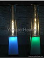 LED illuminated glorious pyramid patio heater