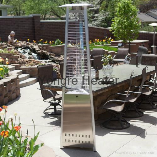 Pyramid outdoor gas Patio Heater , Glass tube 2