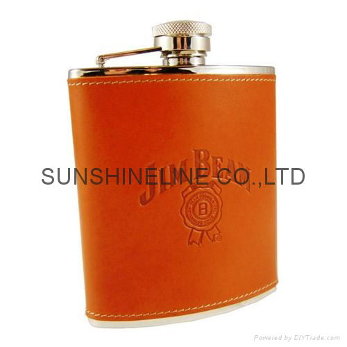 Stainless steel hip flask 2