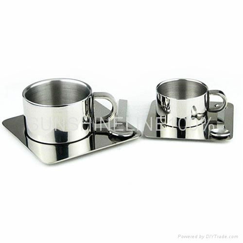 Double wall Stainless steel Tea mug/coffee cup