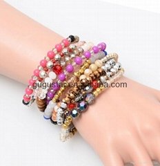 hipanema bracelets--multi bead chains bracelets