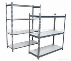 warehouse storage rack of rivet structure can be easily installed