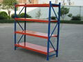 Customized and easy installed medium-duty warehouse storage iron rack 1