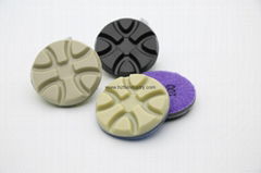 Velcro resin polishing pads