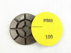 Hybrid polishing pads