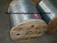 Hot dipped galvanized iron wire(BWG5-BWG24)