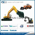 All kinds of spare parts for Korean Heavy Equipments