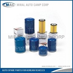 All Kinds of Oil Filters for Korean Vehicles