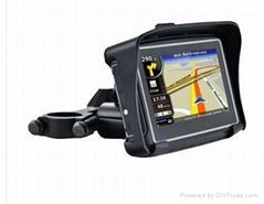 factory price 4.3“  motorcycle gps Navigator with bluetooth
