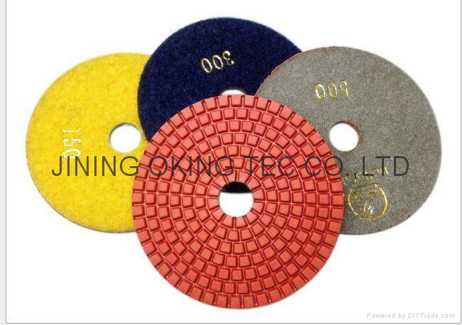 Concrete diamond polishing pad 2