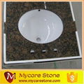  natural one peice granite baltic brown bathroom vanity top 1