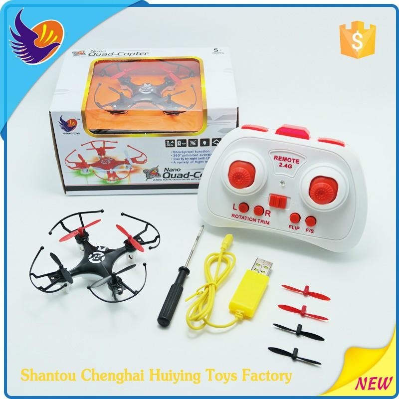 2015 4 channel mini 2.4Ghz nano rc quadcopter toy with Headless Mode