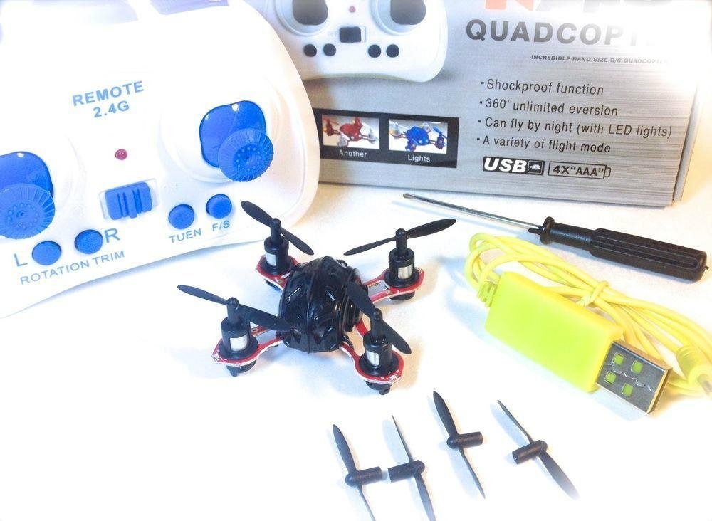 helicopter style 4 channel rc nano drone quadcopter with LED HY850 2