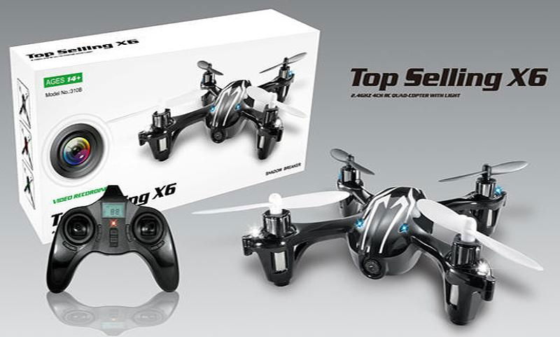 hot 2014 4 channel helicopter style 2.4G rc drone for wholesale x6 with camera 5