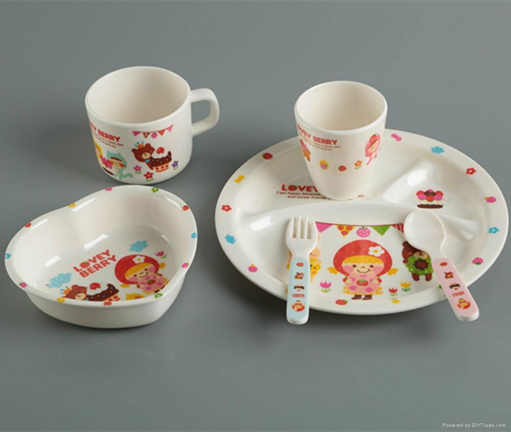 Children melamine soup & rice bowl 3