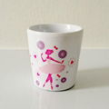 Meneed melamine cup