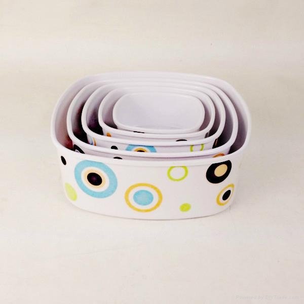 Melamine storage bowl with cover 5