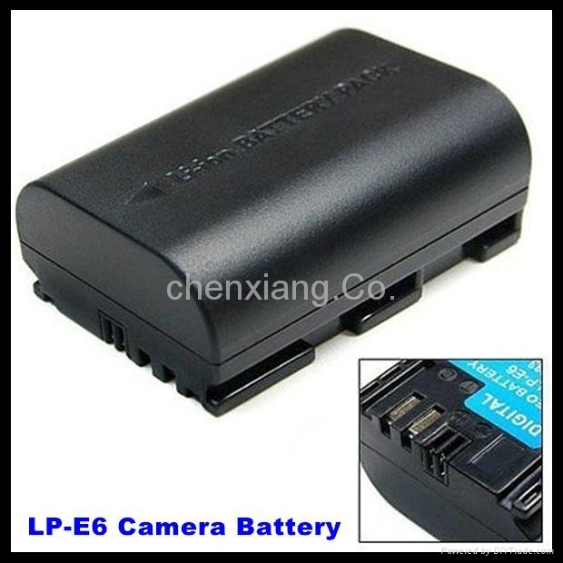 Factory Price LP-E6 digital camera battery for Canon 5D Mark II 5d mark III 60D  5