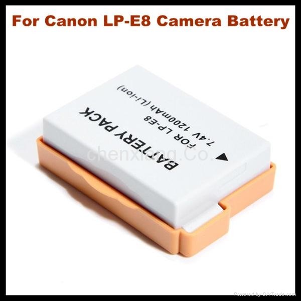 2015 Hot Selling Camera Accessories LP-E8 For Canon Camera EOS 550D, LP-E8