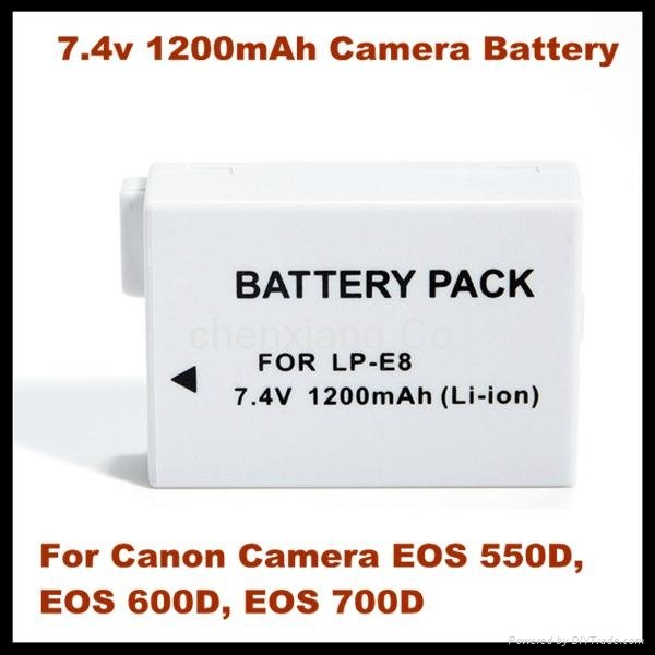 2015 Hot Selling Camera Accessories LP-E8 For Canon Camera EOS 550D, LP-E8 2