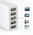 40W 5 Ports Usb Charger EU Version Plug,Usb Charger With CE 5