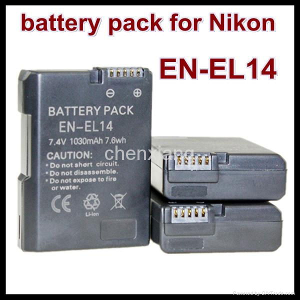 Camera Use and Yes Rechargeable EN-EL14 Digital Camera Battery For Nikon D3100  2