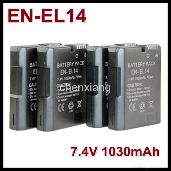 Camera Use and Yes Rechargeable EN-EL14 Digital Camera Battery For Nikon D3100  3