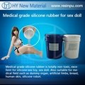 Liquid platinum cure silicone rubber for adult women sex toys making  3