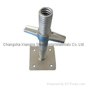 24‘’ Adjustable Screw Solid and hollow base jack for Scaffolding Shoring System 2