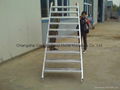 Scaffolding step Ladder 8‘x6'5'' Stairs with guardrails | frame scaffold system