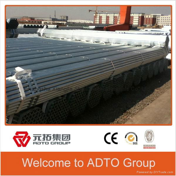 20‘ Hot Dip Galvanized Pipe for Tube and Clamp Scaffolding System ANSI standard 3