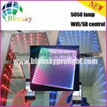 2015 New 3D  5050 lamp Wifi control Wedding led dance floor 1