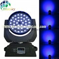 Touch Screen RGBW 4in1 36*10w zoom led moving washer light 3