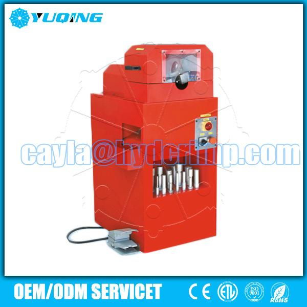 HYDRAULIC HOSE SKIVING MACHINE