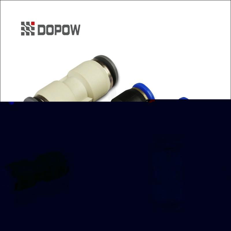 Dopow PU-10 Union pneumatic fitting 10mm Push in Fitting 2