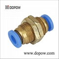 Dopow PM-4 Bulkhead Union Pneumatic Fittings 2