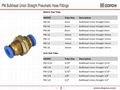 Dopow PM-4 Bulkhead Union Pneumatic Fittings 4