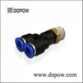 Dopow PX4-01 Male Y Pneumatic Fitting