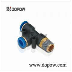 Dopow PD4-01  Male Run Tee Pneumatic Fittings