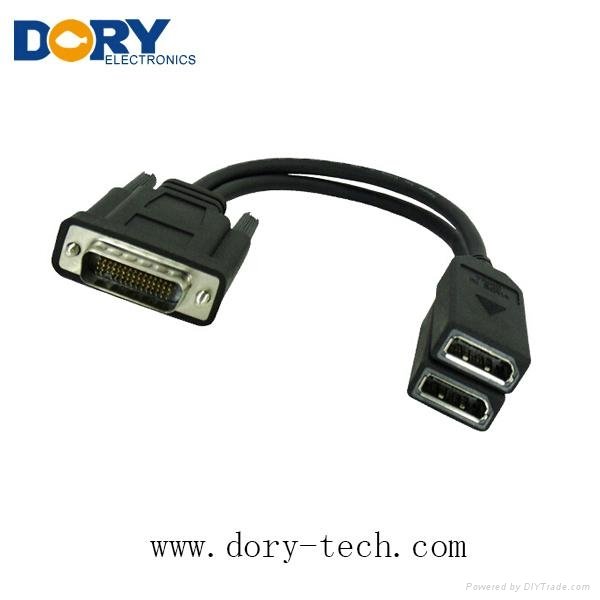 DMS59 to dual vga cable adapter,DMS59 TO 2 VGA cable 3