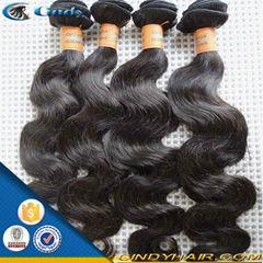 Best selling 100% natural weave hair extension virgin brazilian hair wholesale
