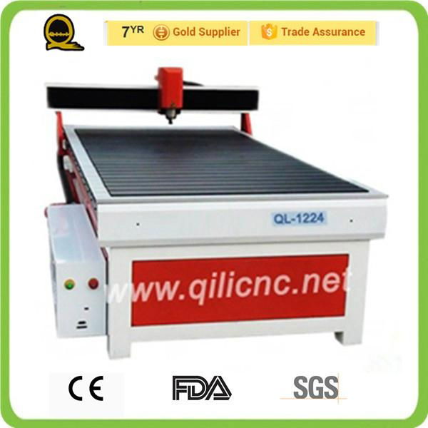 Factory supply cheap dust cover aluminum QL-1224 encarving machine cnc router