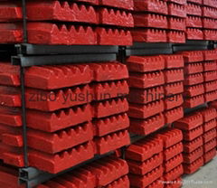 jaw plate for jaw crusher parts with