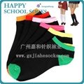 children/kid Plain School Socks Ankle School Socks 2