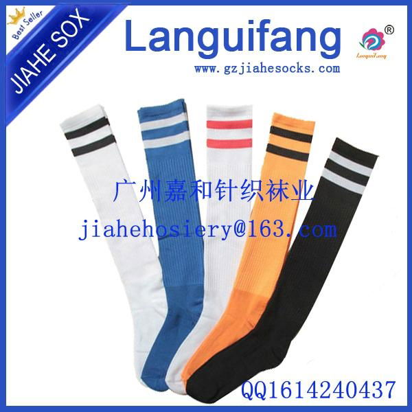 Woven Logo Technical Soccer Socks 4