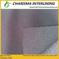 Woven fusible interlinings elastic interlining for men's suits 7812 