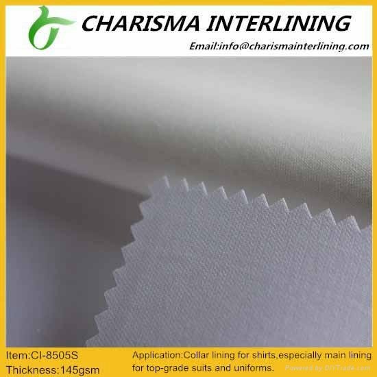 woven fusible interlining from zhejiang,collar lining 8505M